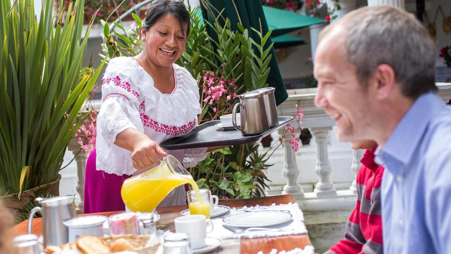 Hotel Hacienda Cusin Otavalo Exterior foto